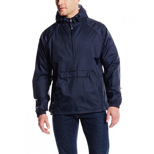 Men's Classic Solid Windbreaker Pullover